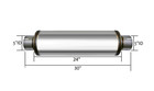 5  Inlet Diesel Exhaust Muffler 7  X 24  Body 30  Whole L - Straight Through