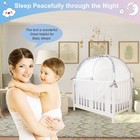 Baby Safety Crib Tent Toddler Climbing Prevention Mosquito Screen Portable