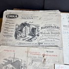 Job Lot Billheads Bills  invoices Pictorial 1900s Steel Fruiterers Tea Merchants