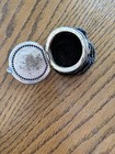 1890-1900 s Antique Art Nouveau Beaded Silver Coin Purse