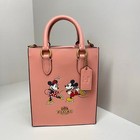 Nwt Disney X Coach North South Mini Tote Cn023 In Light Blush