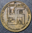 Good Luck Token 1910 Excelsior Shoe Co  Boy Scouts Medal Coin Swastika Al6