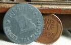 Vintage Metal Missouri Sales Tax Receipt Token