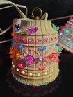 Vtg Mcm Lawnware Hanging Patio Rv Camping Lamp String Lights Set Of 7 Lights