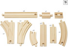 Brio World Expansion Pack Intermediate Wooden Train Set Creative Play For Kids