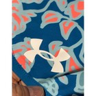 Under Armour Youth M Royal Blue Floral Polyester Performance Running Short Euc