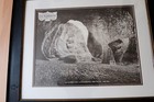Old Large Framed Print - Bushmills Irish Whiskey Memorabilia Rare