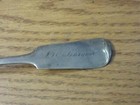 Antique Sugar Spoon New York Coin Silver Tablespoon-marked I Rosenbourgh-nyc