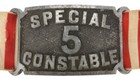 Wwi British Special Constable 5 Badge   Armband