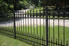 Solid Wrought Iron Fence Panels With 6  Rings With 18  Sub-pic  Delivery Below
