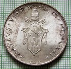 Vatican Paul Pavlvs Vi 1971 500 Lire  Wheat And Grapes 0 835 Silver Unc Lustre