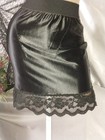 Vtg Satin Second Skins Nylon Spandex Lacy Victorias Secret Girdle Half Slip