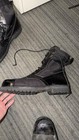 Men s Coast Guard Black Leather Combat Boot Lace-up 13w