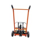 Manual Winch Stacker Forklift Truck Factory Lift Pallet Truck 440lb Capacity