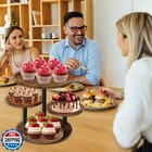 Nanxitu 4 Tier Cupcake Tower Stands For 50 Cupcakes 360   Rotatable Round Cup 