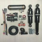 New Dirtyworks Dirty Air Fast-up Rear  bagger  Complete Air Ride Kit Harley Flh