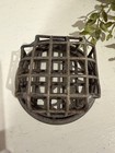 Vintage Metal Cage Flower Frog For Floral Arrangements 