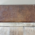 National Washboard Co Memphis Chicago Saginaw Wood Metal Antique