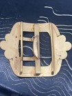 Antique French Art Nouveau Style Metal Cloisonne Style Belt Buckle Estate