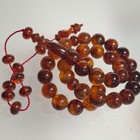 Amber Rosary     33 Sphere Beads  11 5 Mm  Amber Rosary 36gram Pressed Amber
