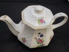 Vintage  Spring Floral Teapot 5 Cup   6-1 2  Tall  Windsor  England Excellent