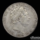 Great Britain  George Iii  Crown 1819  Lix  Vf