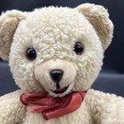 Vintage 1986 Russ Berrie Snuggle Fabric Softener Plush Teddy Bear 15    Stained