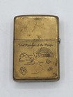 Us Navy Uss Brewton Ff-1086 Brass Zippo Lighter Rare