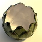 Soleil Faiencier A Moustiers Faience Artichoke Vase Candle Holder France 3   X 4  
