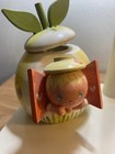 Vintage Hand Painted Wooden Nursery Lamp Plays A Lullaby And A Night Light