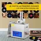 New 6l Ultrasonic Vinyl Record Cleaner For 7   12  Lps  180w  Rack Included