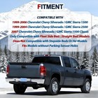 Chrome Rear Step Bumper Compatible With 1999-2007 Chevy Chevrolet Silverado gmc