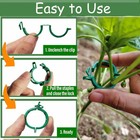 250pk Plant Support Clips  Tomato Clips For String Trellis  Grape Vine Clips    
