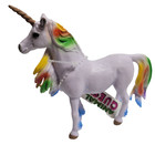 Unicorn Rainbow Colors   Hindquarter 3d Image Plastic Figure   6  X 4  X 1 5 