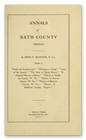 Annals Of Bath County - Virginia History And Genealogy   3 Bonus Books