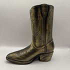 Vintage Mid Century Modern Brass Cowboy Boot Statue Sculpture 8  Mcm Americana