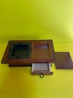 Vintage Japanese Wooden Hibachi Brazier Showa Konro Charcoal Decor Tea Ceremony