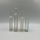Vintage Medicine Prescription Apothocary Bottles Bottle Lot Of 4