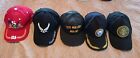Hat Lot Of 9 Us Military Patriot Caps Some Vintage  Scrambled Eggs  Made In Usa