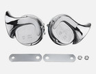 Chrome 12v Snail Dual Tone Horns High Low Universal Fit Car Truck Van Cycle 60b