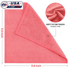 12 Pack Microfiber Cleaning Cloths Reusable Towels For Car Kitchen Home