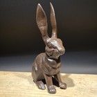 10  Antique Style Cast Iron Rabbit Door Stop Hare Statue