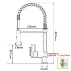 Faucets Stainless Steel Faucets For Kitchen Sink Pull Down Spring Spout Mixers