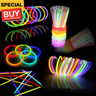 144 Pcs 8  Glowsticks  Bracelets Necklaces  Glow In The Dark Party Favors  Easte