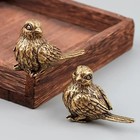 Antique Brass Sparrow Bird Figurine Statue Solid Brass Sculpture Home Decor Gift