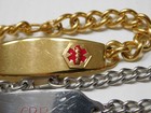 3 Different Vintage Medical Emergency Bracelets - Heart Patient   Cpr  Etc 