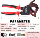 325an Upgraded Ratcheting Cable Cutter For Aluminum And Copper Wire