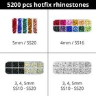 Creative Bedazzling Kit With Applicator Tool     5200 Rhinestones For Diy Makers