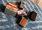 Toshiba Vintage Transistor Radio Lot W  Cases  Original Box   Accessories