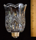 Lismore Design Clear Glass   Peg Votive Candle Holder